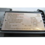 323 RPM 0,37 KW Asmaat 20 mm. Unused
